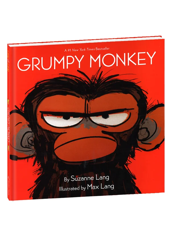 "Grumpy Monkey" Hardcover Book