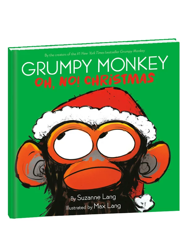 "Grumpy Monkey Oh, No! Christmas" Hardcover Book