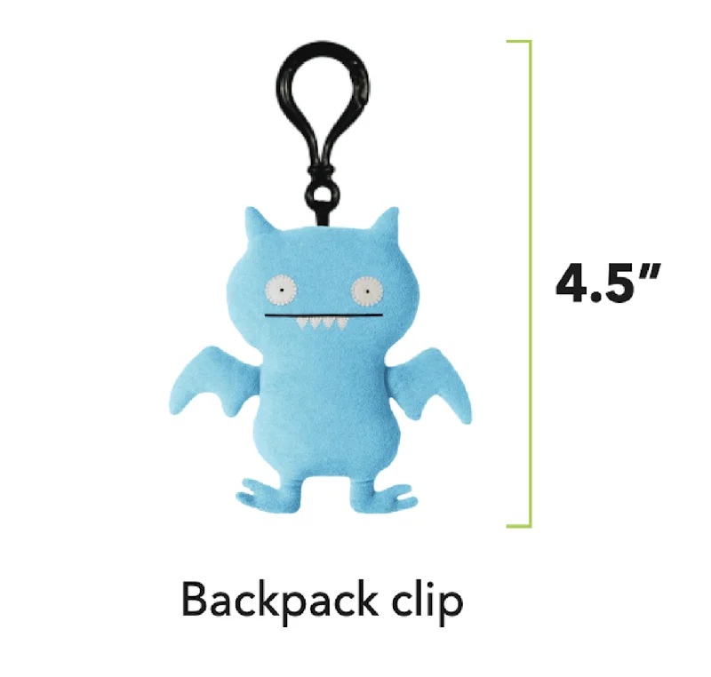 Ice Bat Blue Uglydoll Back Pack Clip