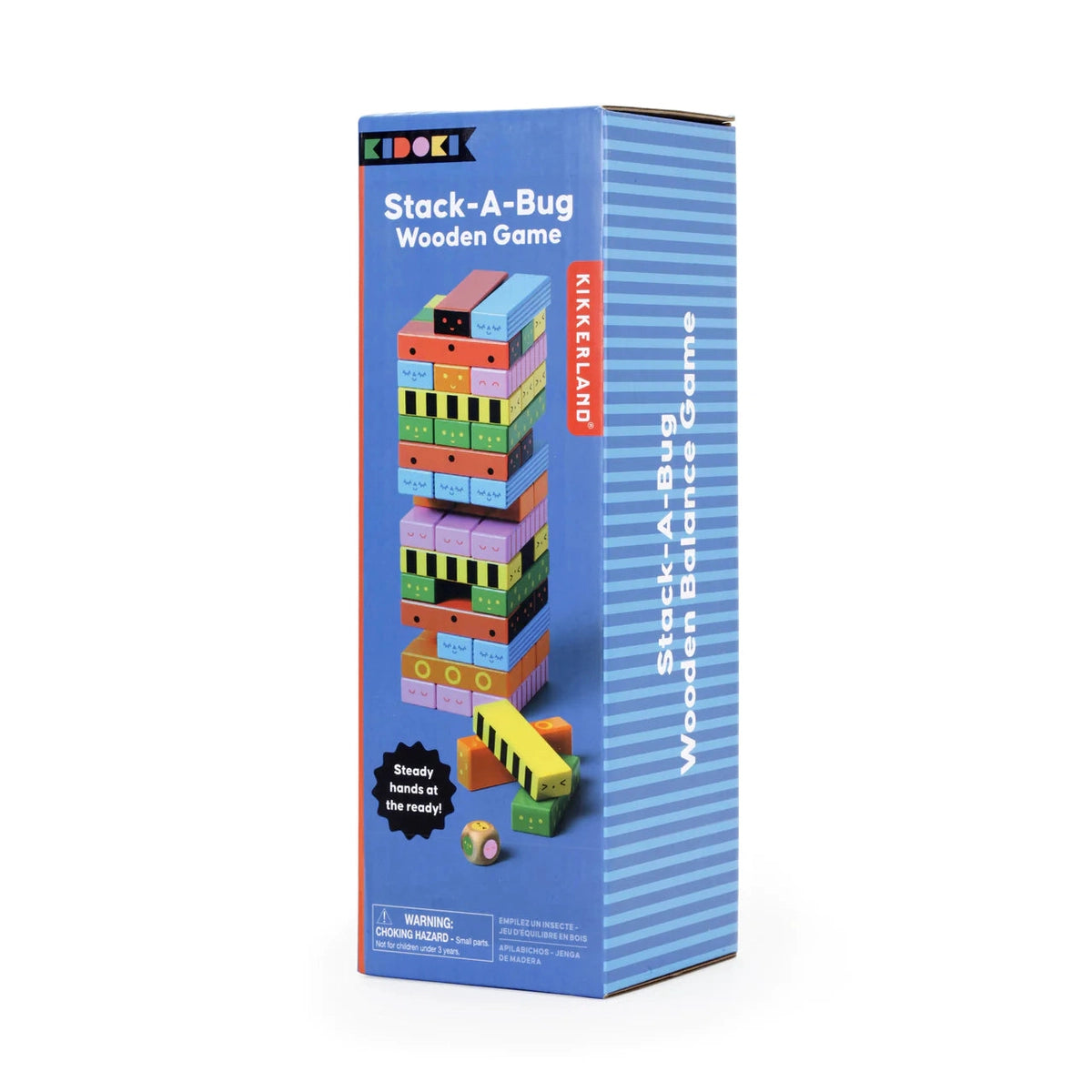 Kikkerland stack a bug wooden game