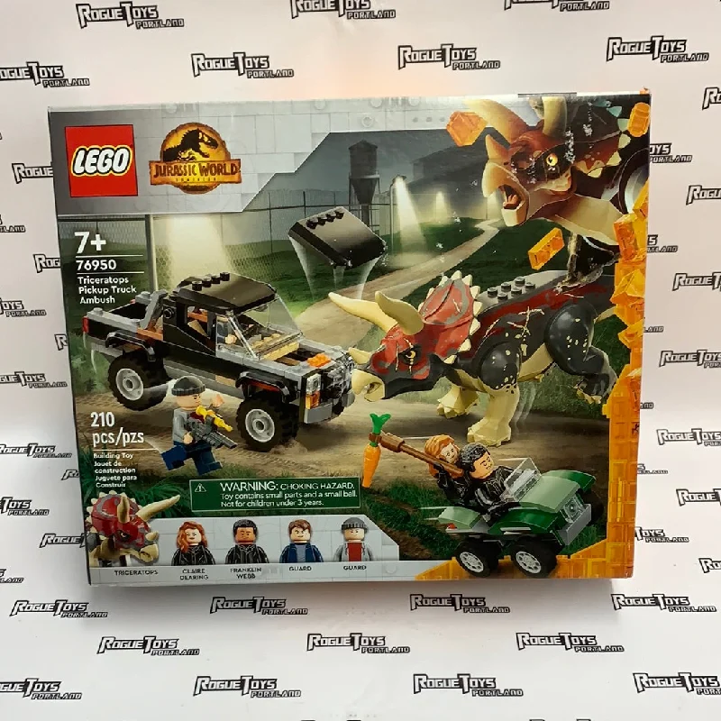 LEGO 76950 Jurassic World Dominion Triceratops Pickup Truck Ambush