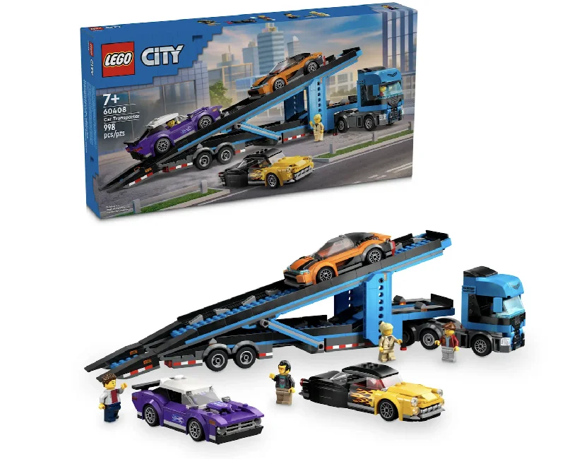 LEGO City Car Transporter Truck with Sports Cars