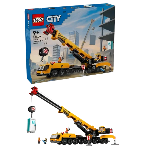 LEGO City Yellow Mobile Construction Crane