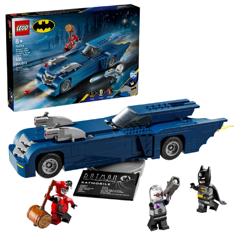 LEGO DC Batman with the Batmobile vs. Harley Quinn and Mr. Freeze