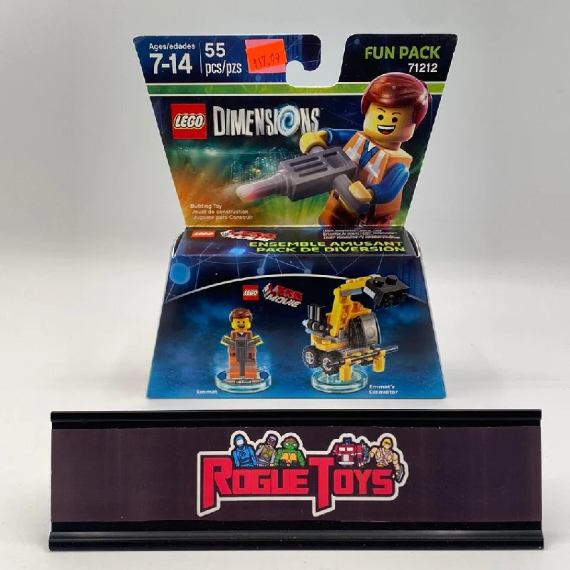 Lego Dimensions Fun Pack 71212 The Lego Movie Emmet & Emmet’s Excavator