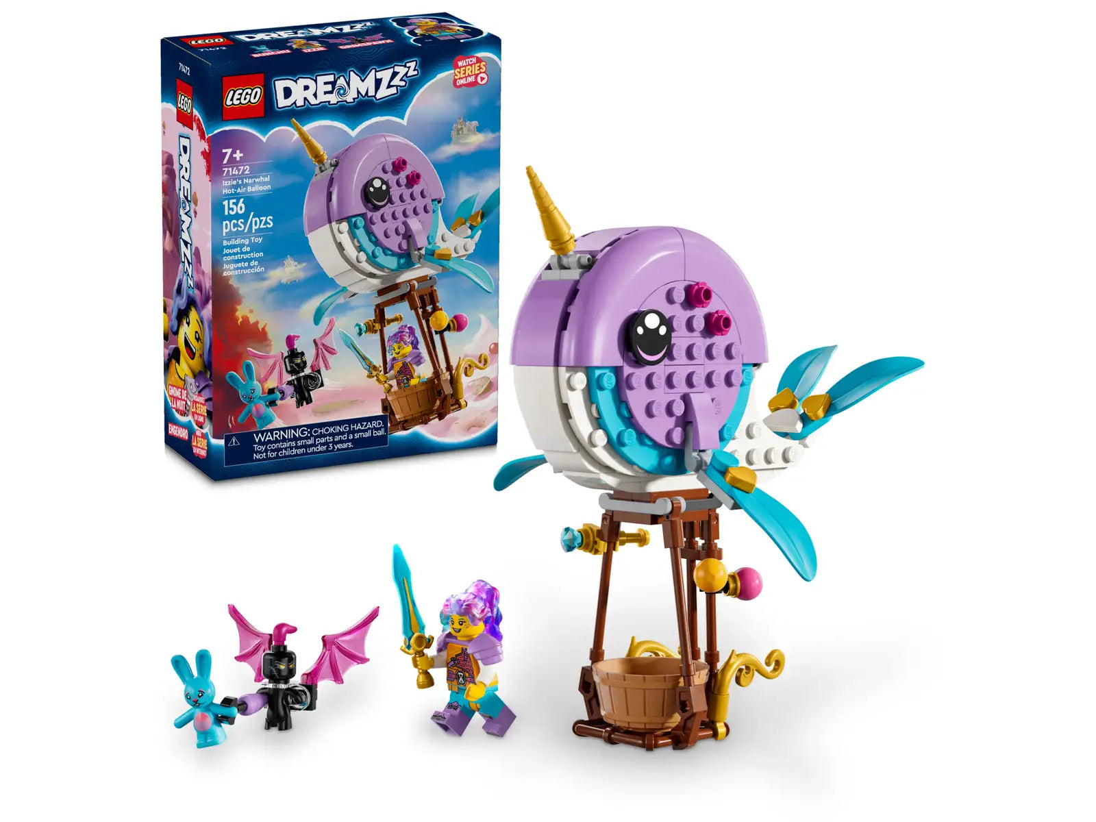 LEGO® DREAMZzz™ Izzie's Narwhal Hot-Air Balloon 71472