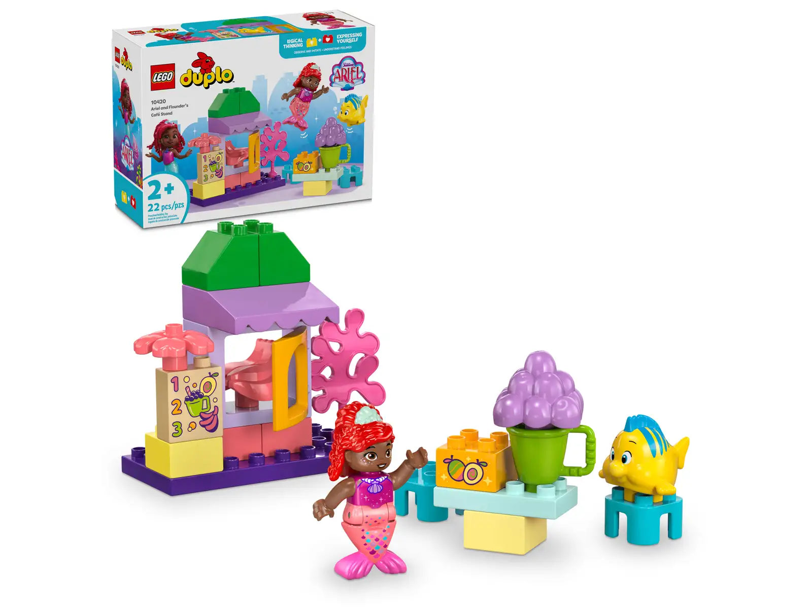 LEGO® DUPLO® Ariel and Flounder's Café Stand 10420