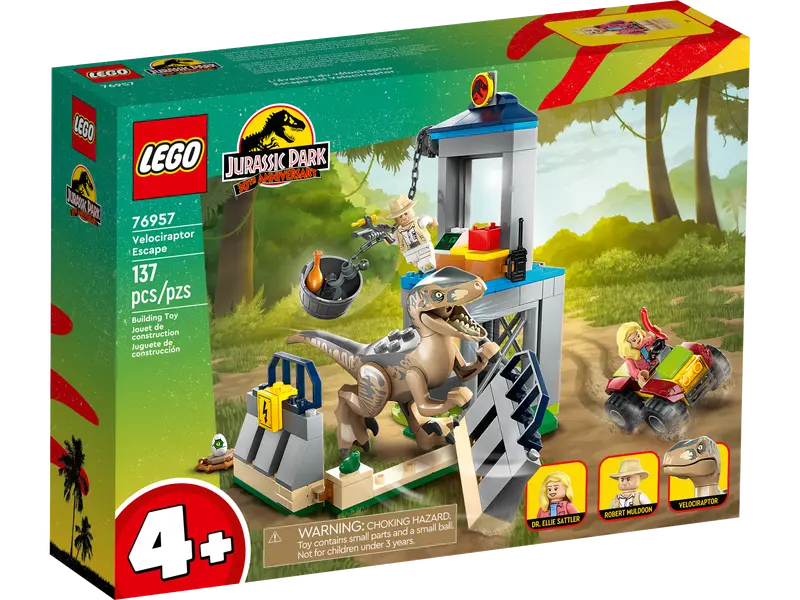 Lego Jurassic Park: Velociraptor Escape