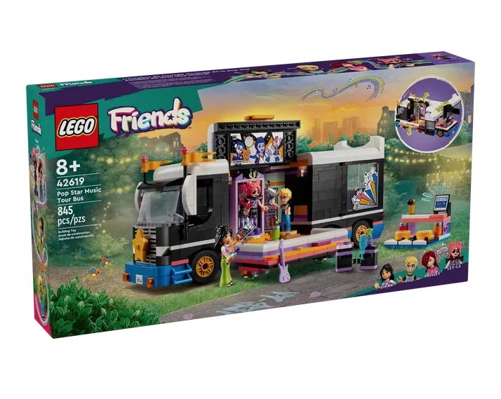 Pop Star Music Tour Bus Lego Friends