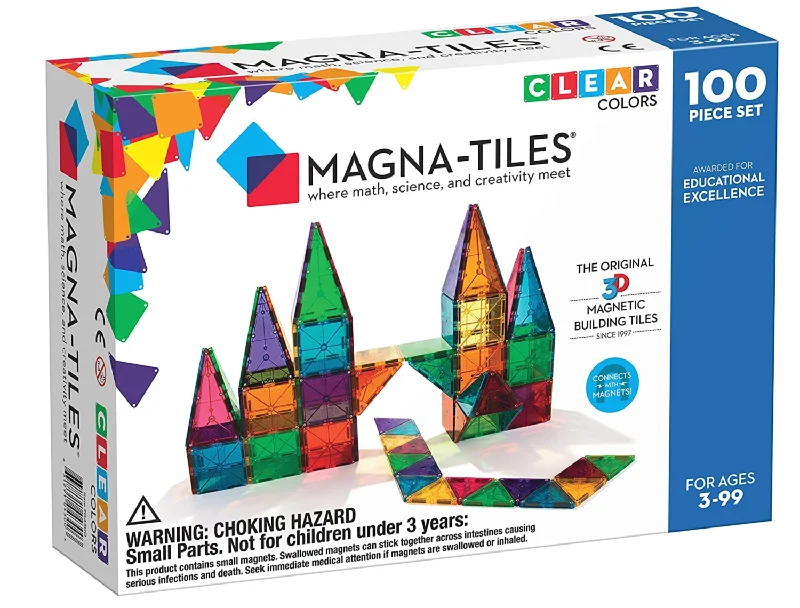 Magnatiles Clear Colors 100