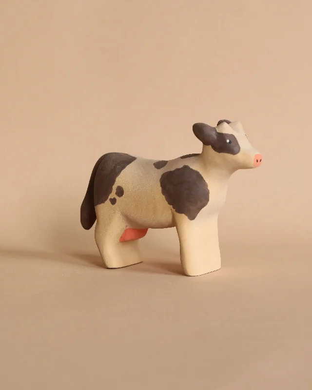 Handmade Wooden Cow