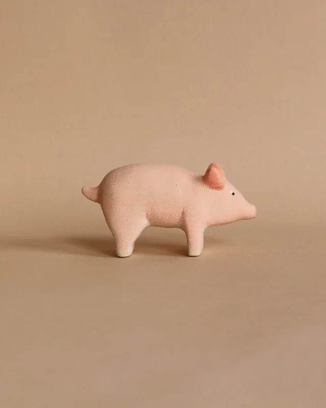 Handmade Wooden Pig