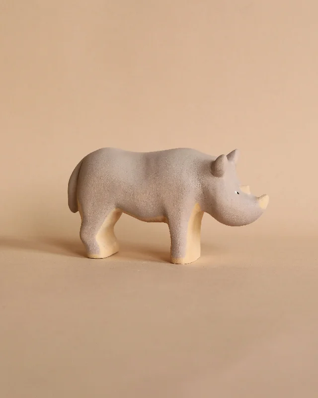 Handmade Wooden Rhinoceros