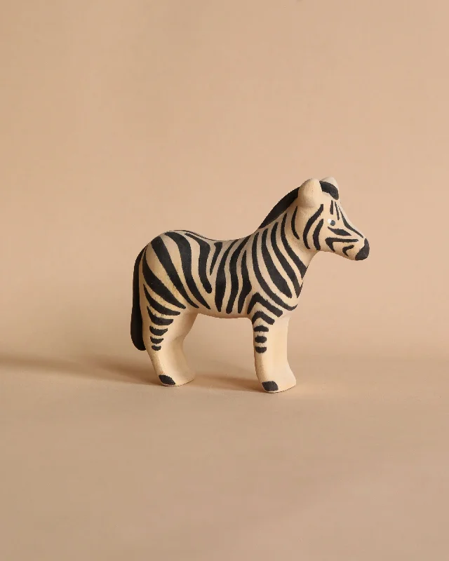 Handmade Wooden Zebra