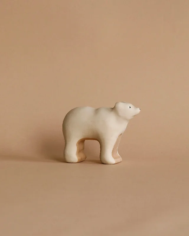 Handmade Wooden Polar Bear