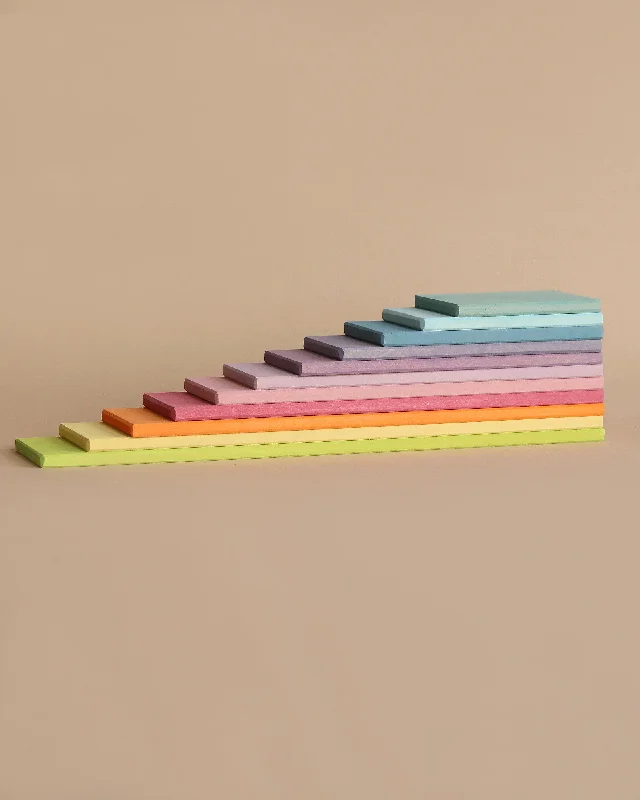 Grimm's Pastel Building Boards Set