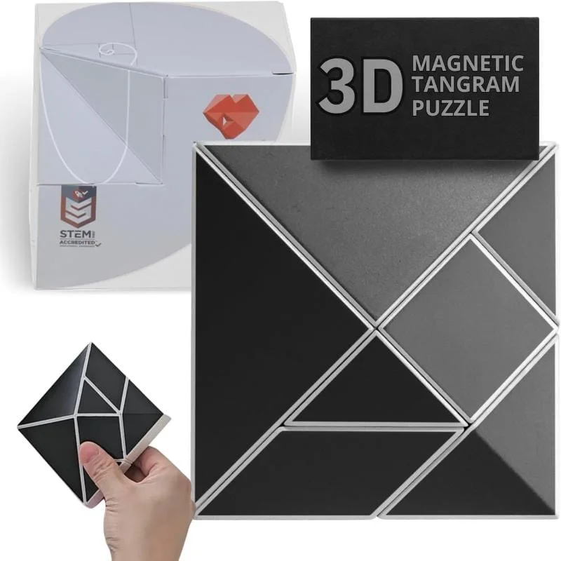 Pickagram Magnetic 3D Art Puzzle: Panda & Reverse-Panda Limited Edition