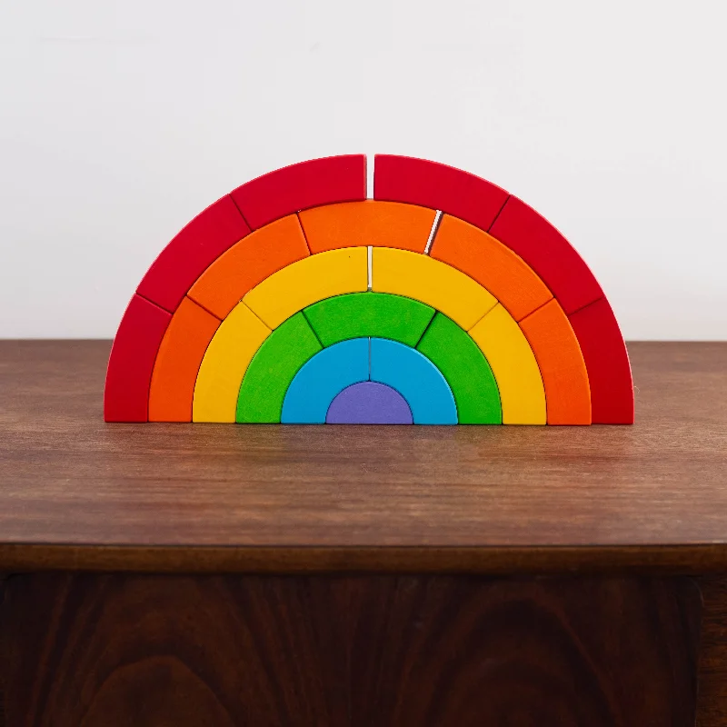 Rainbow Stacking Blocks Toy