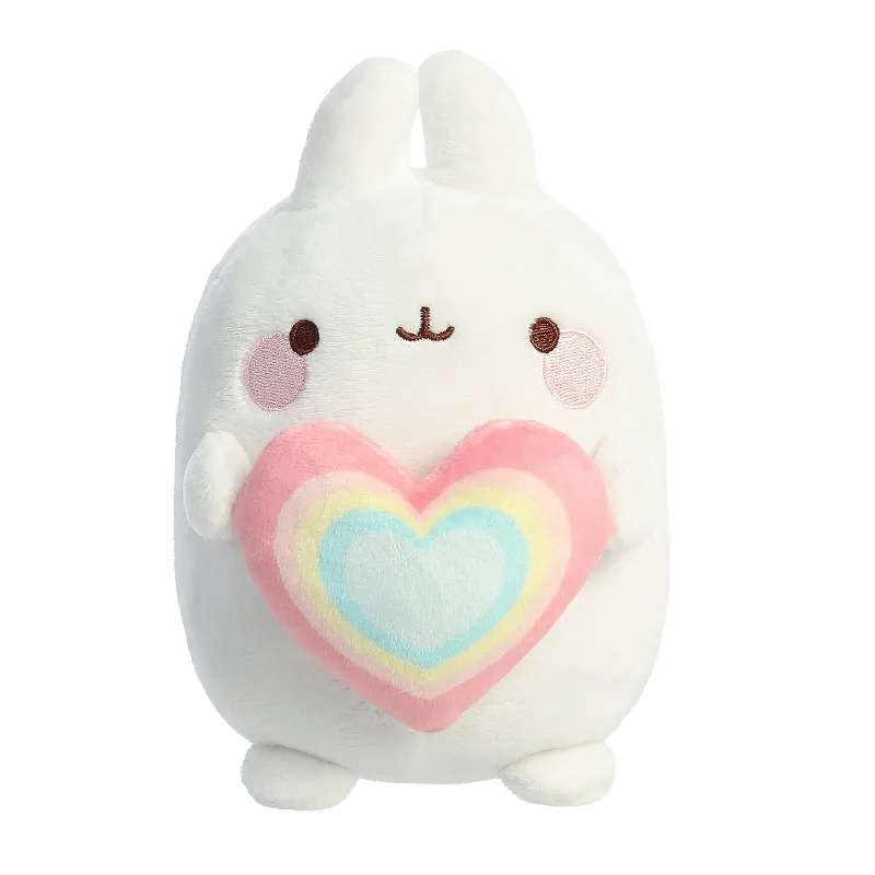 Aurora - 6" Rainbow Heart Molang