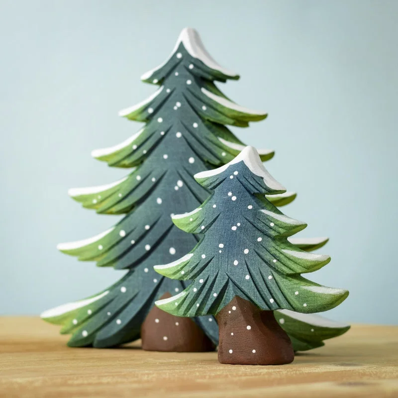 Snowy Fir Tree Set