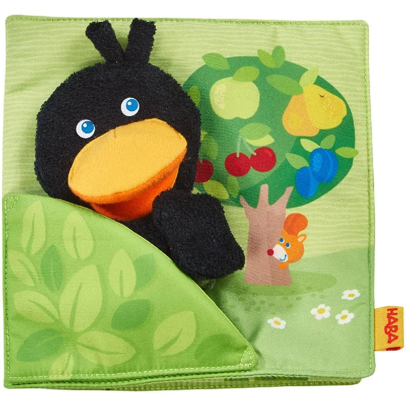 Orchard Soft Book with Raven Finger Puppet