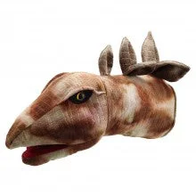 Dino Head Hand Puppet Stegosaurus