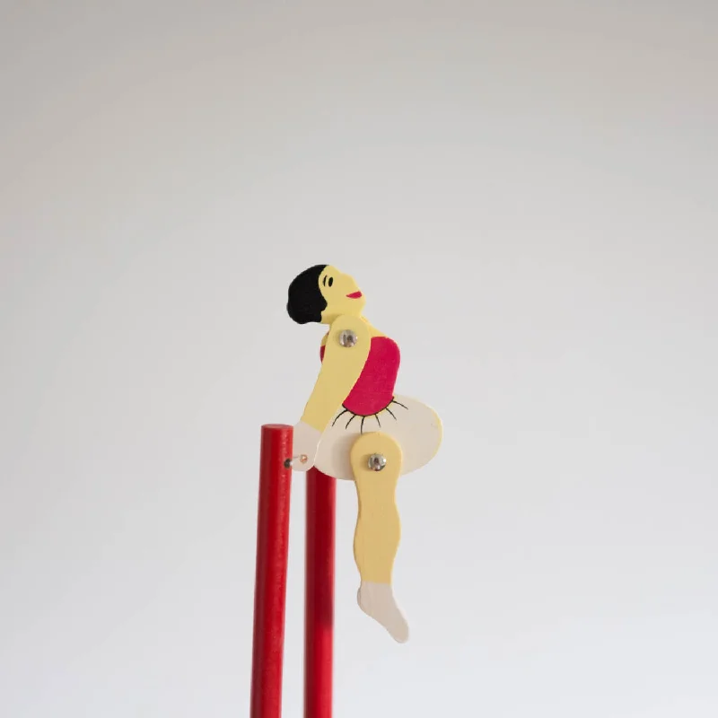 Trapeze Ballerina Wooden Toy