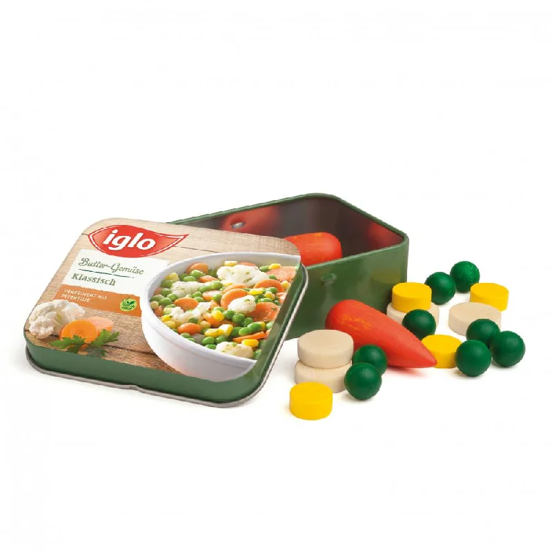 Erzi vegetables in a tin