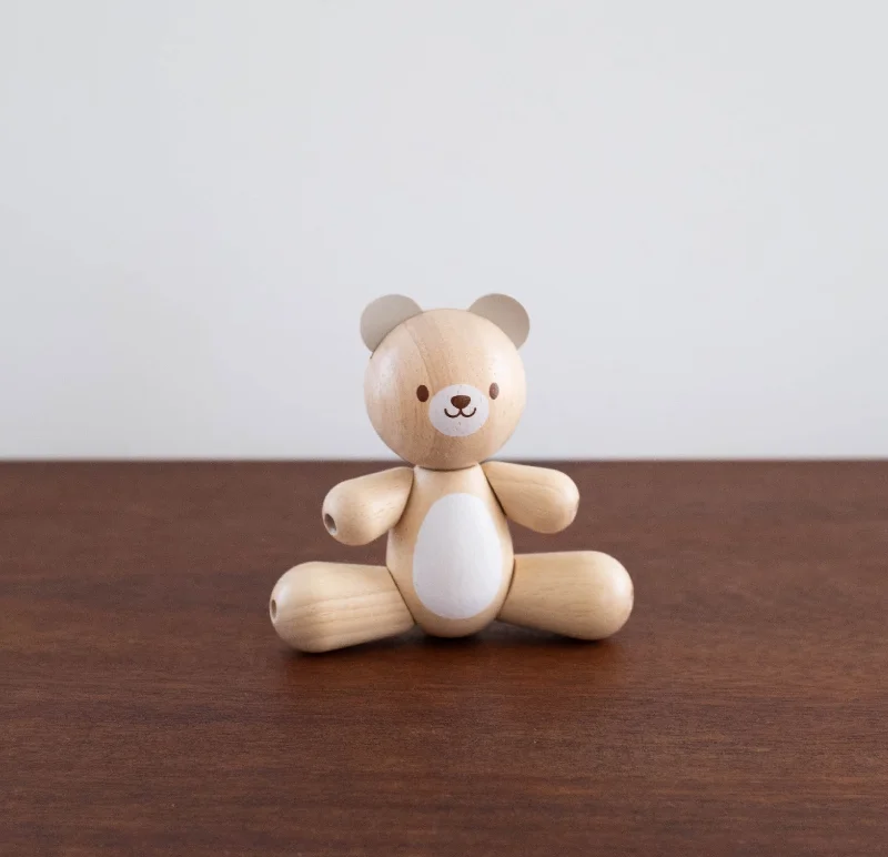 Wooden Bear Baby Toy