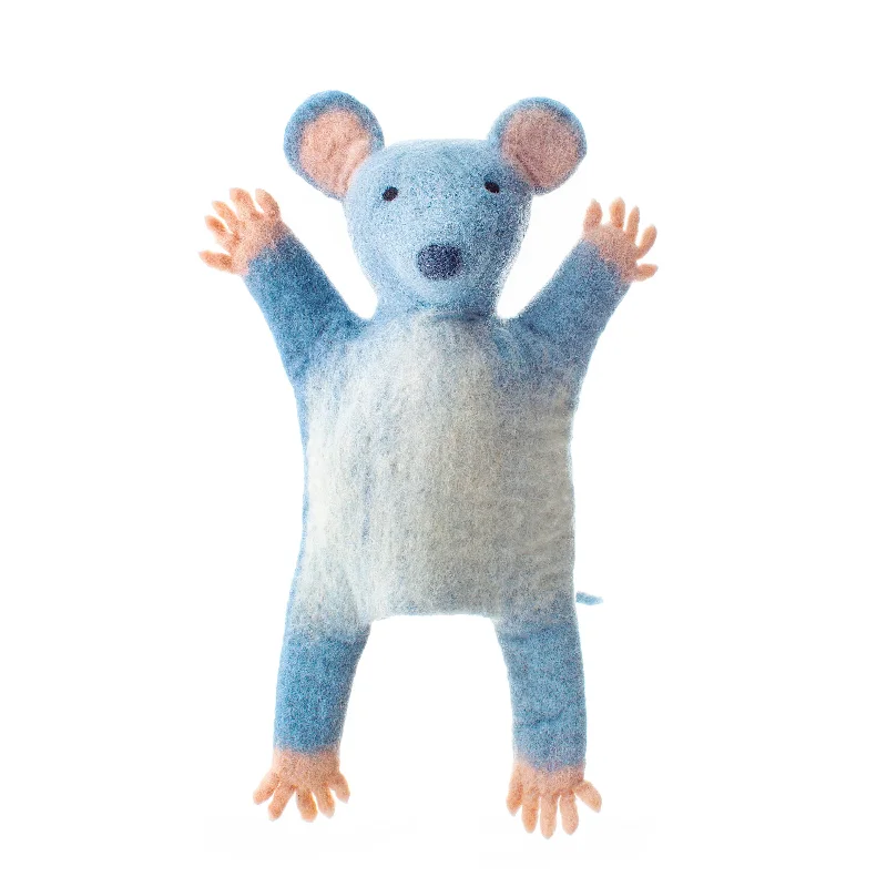 Wool Felt Puppet- Mouse